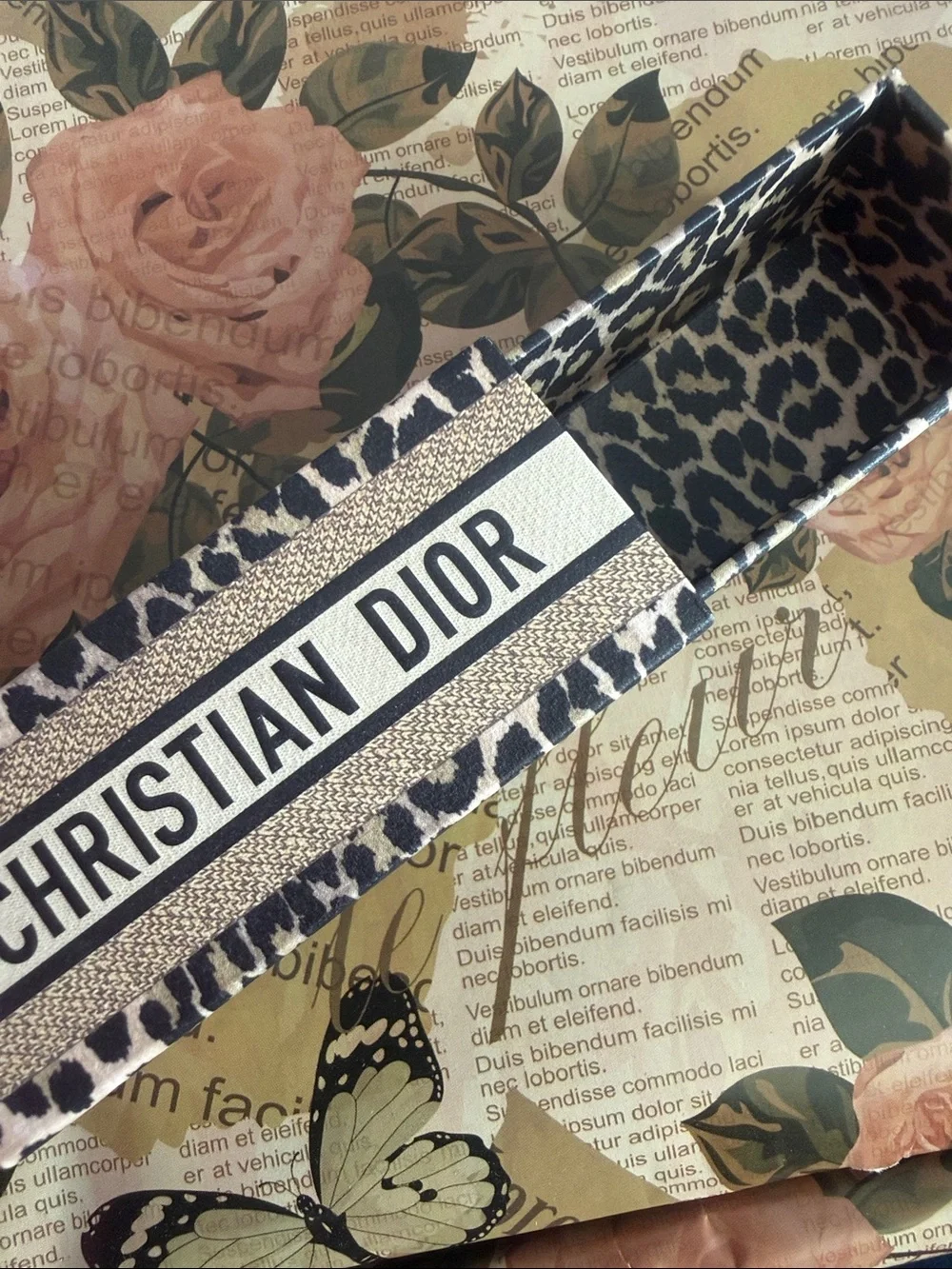 Christian Dior Mitzah Collection Leopard Print Lipstick Case: LIMITED EDITION